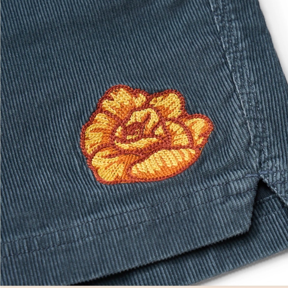Howler Brothers Dark Gray Shorts with Orange Detail - Picture 3 of 8